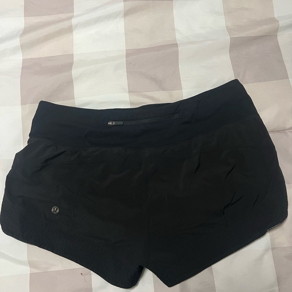 Black lululemon shorts